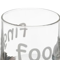 Coppetta vetro scritta Finger food 220 ml