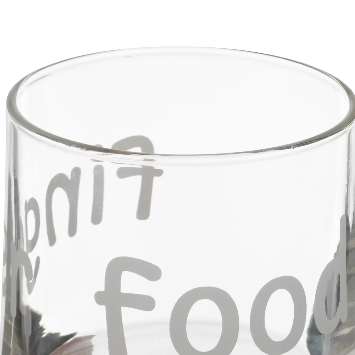 Coppetta vetro scritta Finger food 220 ml