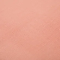 Coppia federe cotone tinta unita corallo