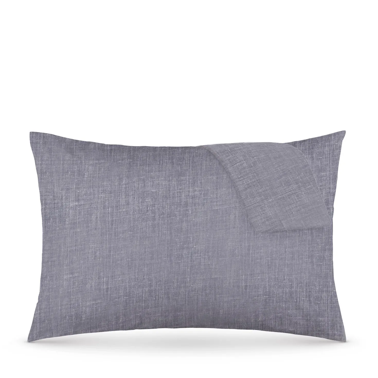 Coppia federe 50x80 cm melange blu