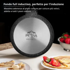 Crepiera 28 cm New Petra Dark