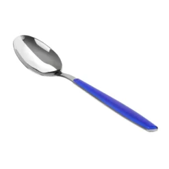 Cucchiaio da tavola sfuso bicolore blu e bianco