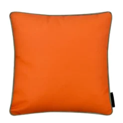 Cuscino arredo idrorepellente 50x50 cm palme arancio