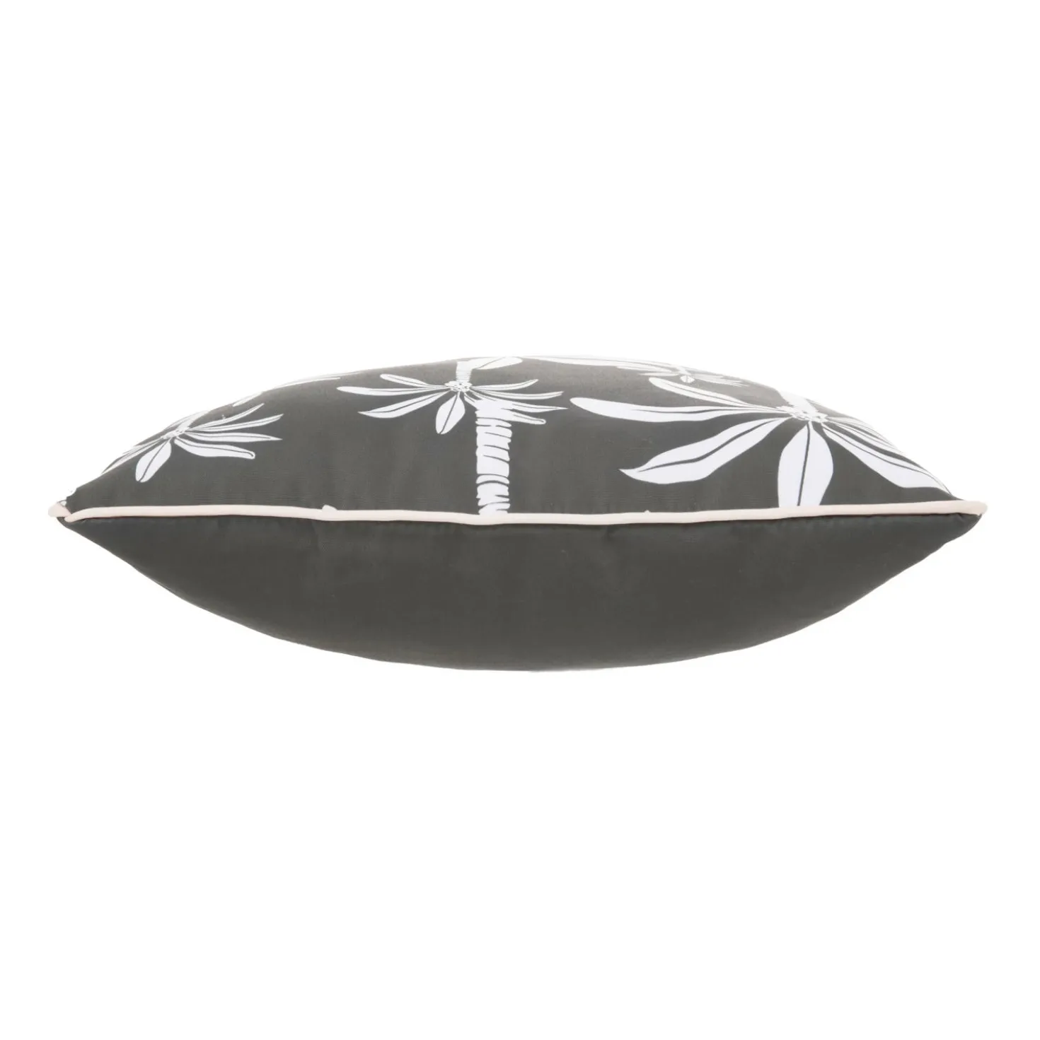 Cuscino arredo idrorepellente 40x40 cm palme grigio