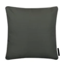 Cuscino arredo idrorepellente 50x50 cm palme grigio