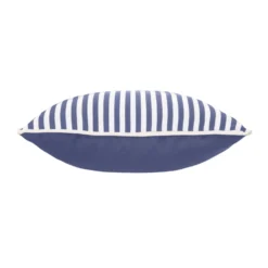 Cuscino arredo idrorepellente 30x30 cm righe blu