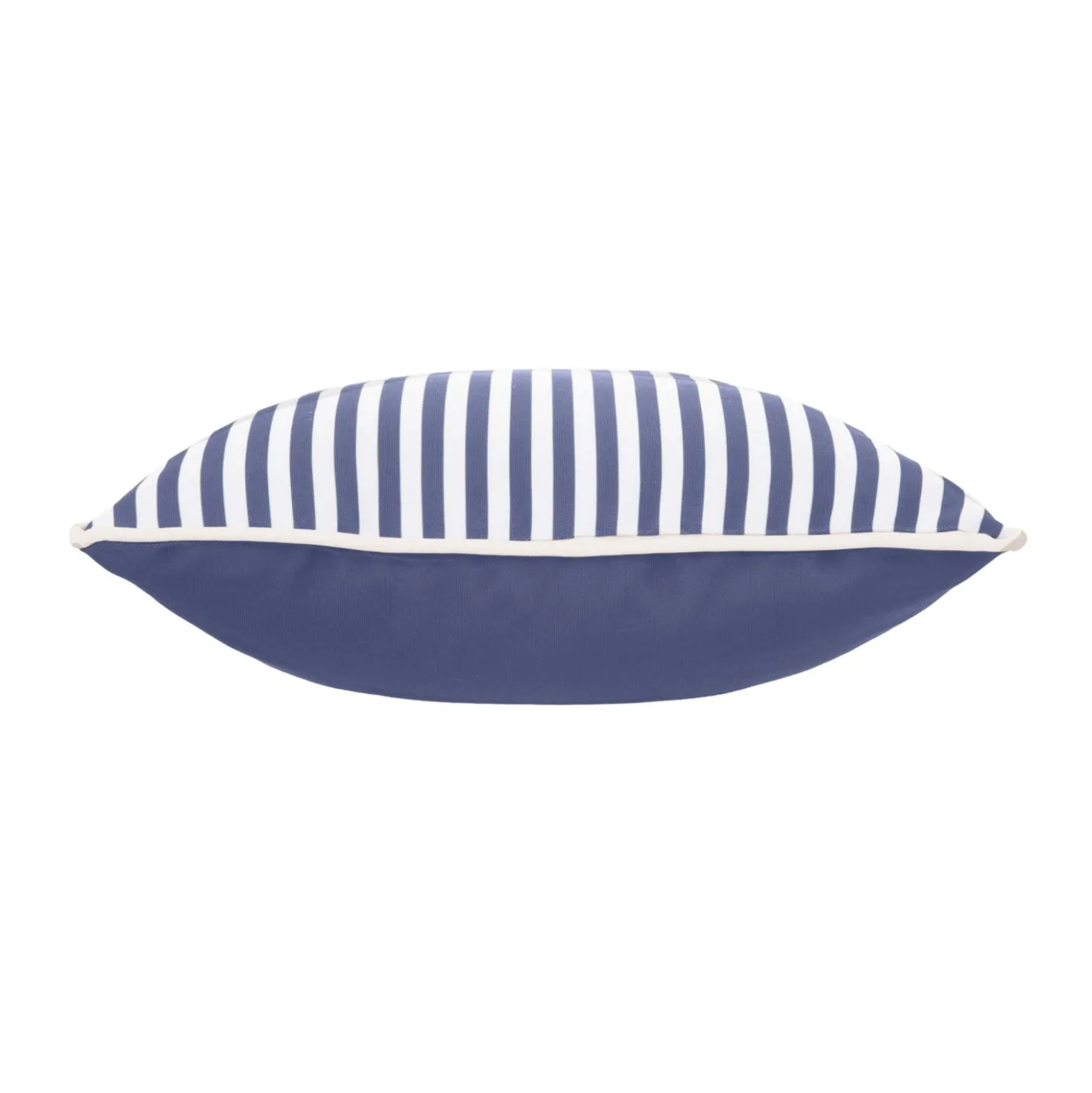 Cuscino arredo idrorepellente 30x30 cm righe blu