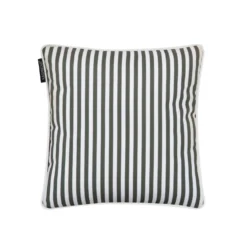Cuscino arredo idrorepellente 30x30 cm righe grigio