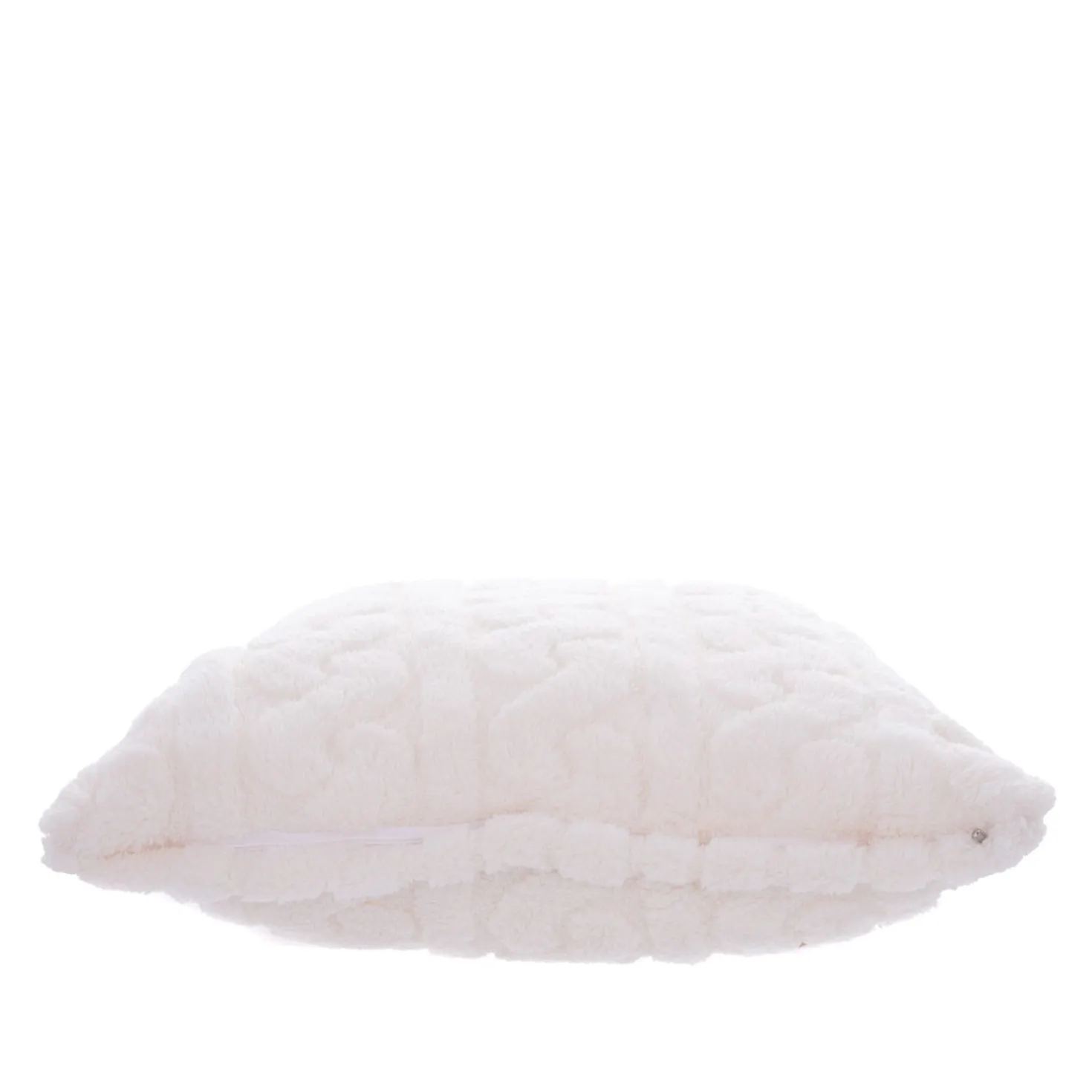 Cuscino arredo latte jaquard sherpa 45x45 cm