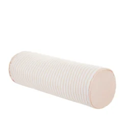 Cuscino cilindrico idrorepellente 18x50 cm righe beige