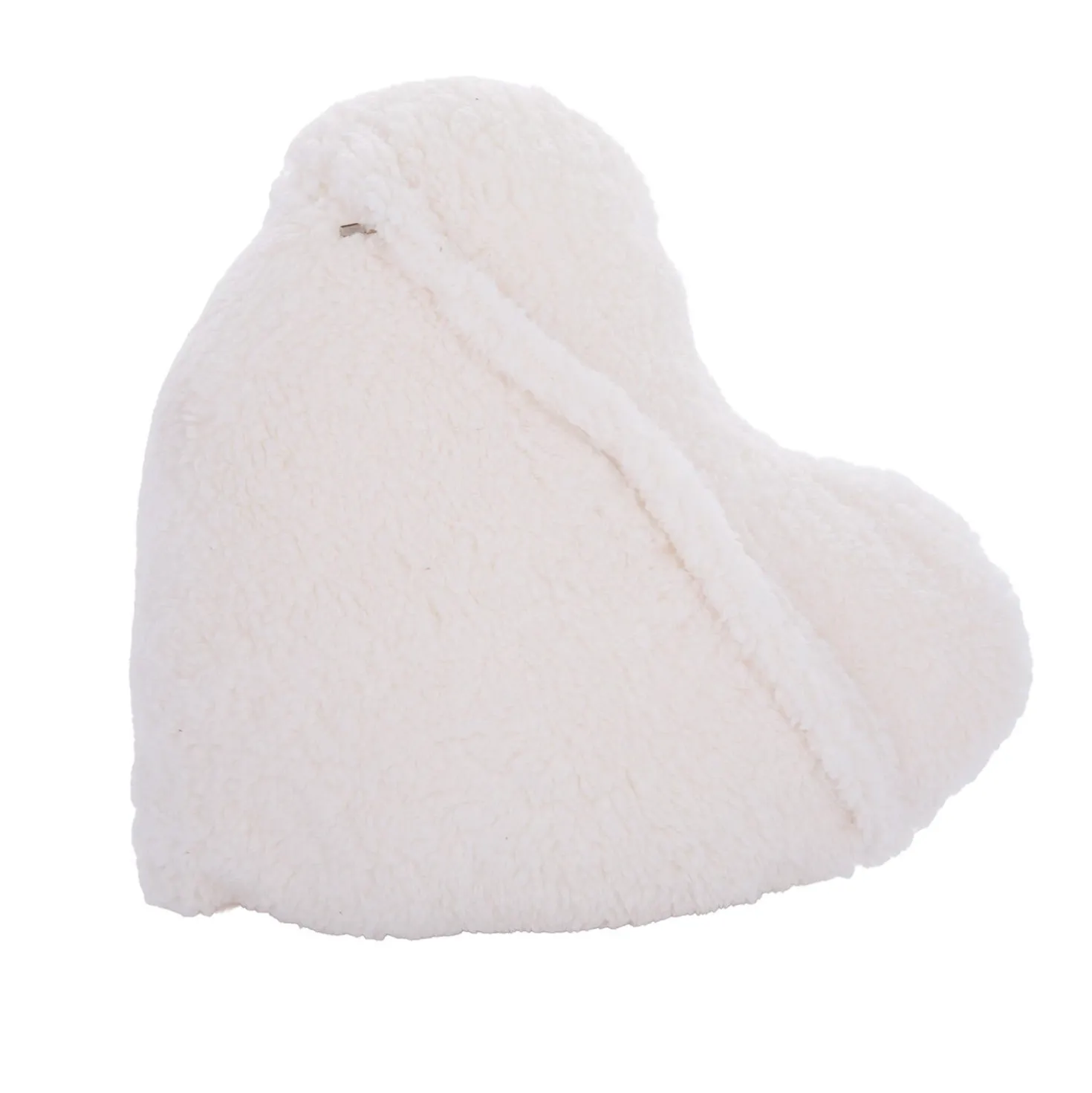 Cuscino cuore arredo latte sherpa 30x50 cm