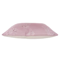Cuscino divano rosa 45x45 cm foglia