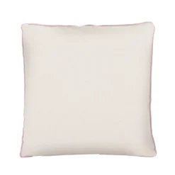 Cuscino divano rosa 45x45 cm foglia