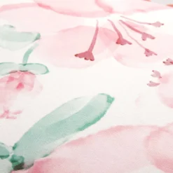 Cuscino divano 45x45 cm fiori rosa