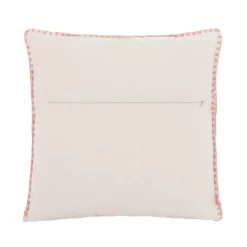 Cuscino divano 45x45 cm fiori rosa stilizzati