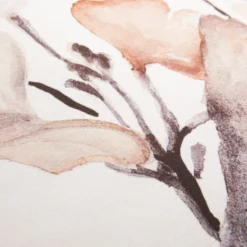 Cuscino divano 45x45 cm fiori tortora
