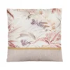 Cuscino divano 45x45 cm foglie beige