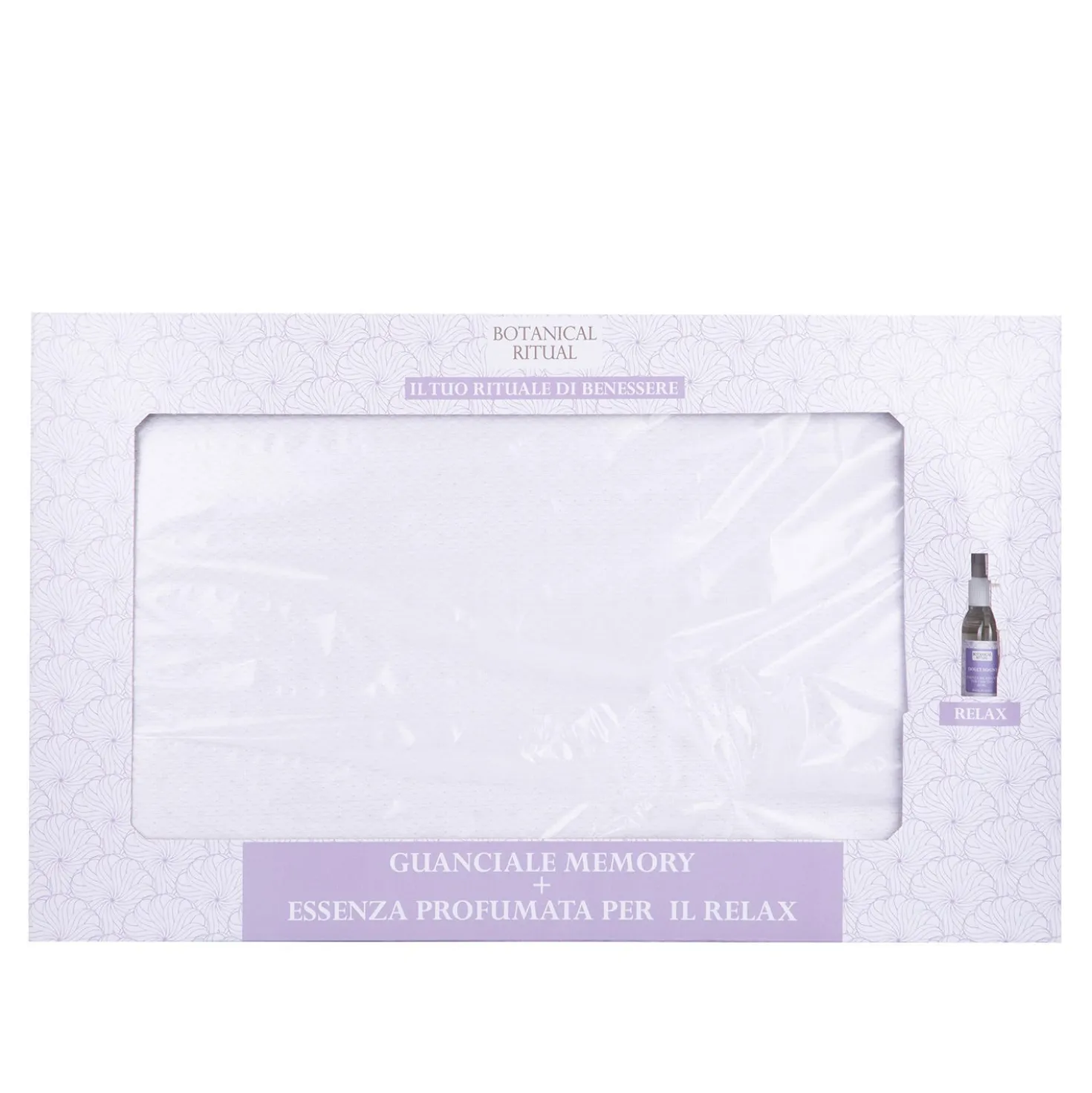 Cuscino guanciale memory con essenza spray