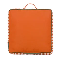 Cuscino materasso idrorepellente 40x40 cm palme arancio