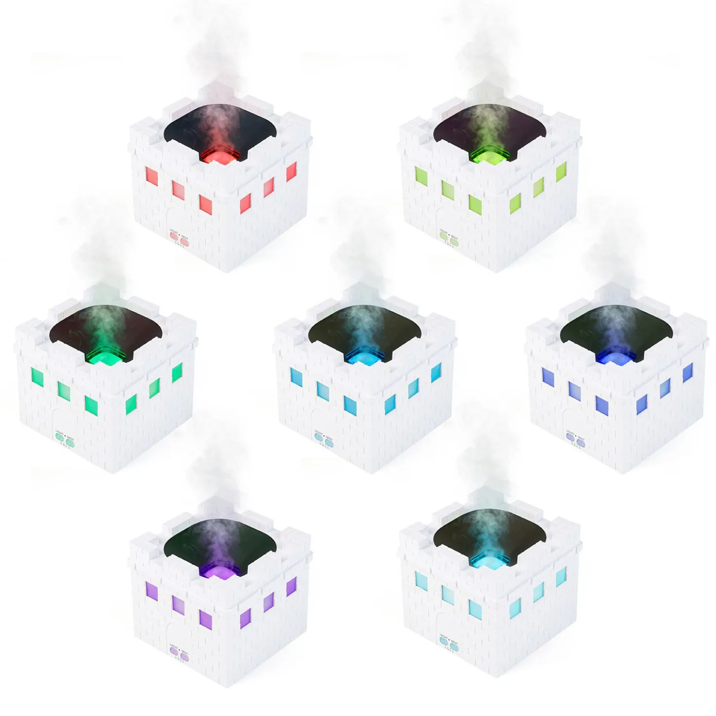 Diffusore elettrico Castello con cromoterapia