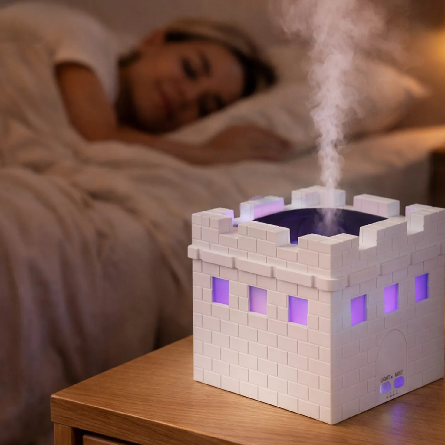 Diffusore elettrico Castello con cromoterapia