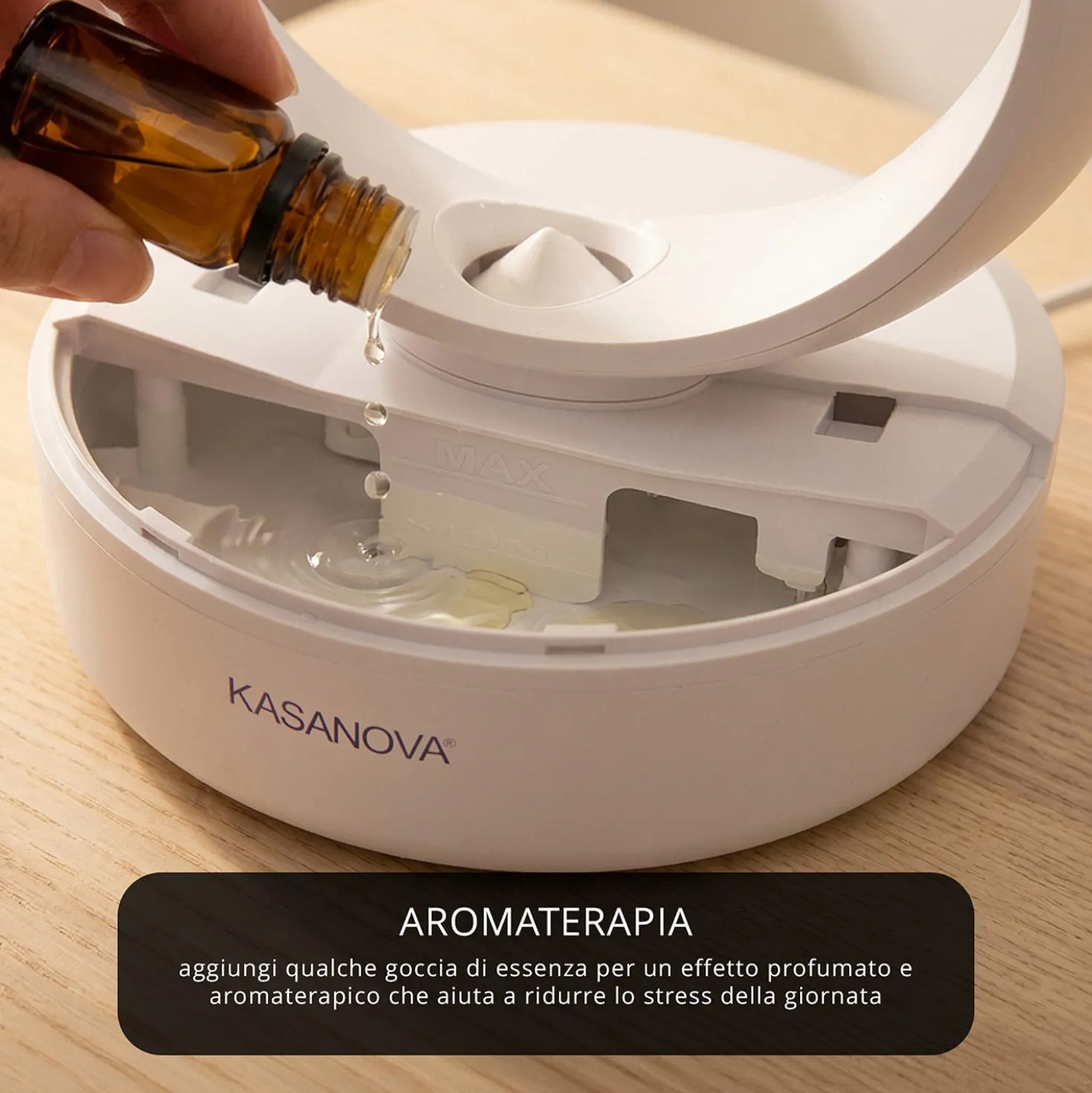 Diffusore elettrico goccia antigravità 680 ml