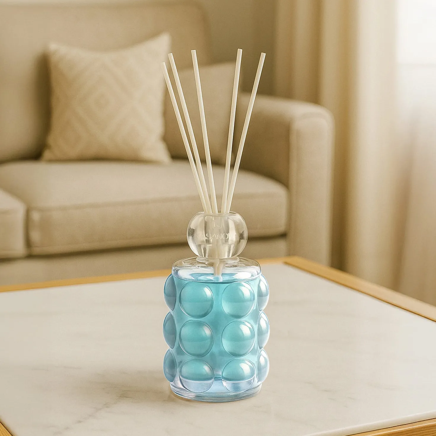 Diffusore per ambienti Acquamarina da 220 ml, Design Luca Trazzi
