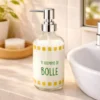 Dispenser sapone vetro 500 ml Bolle Color Bloom