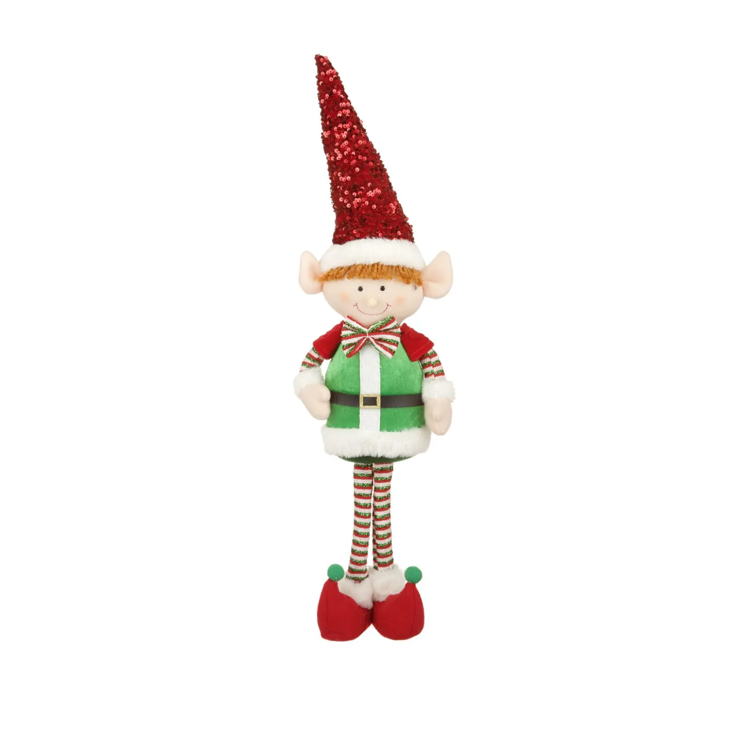 Elfo natalizio gambe in piedi 72,5 cm