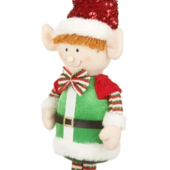 Elfo natalizio gambe in piedi 72,5 cm