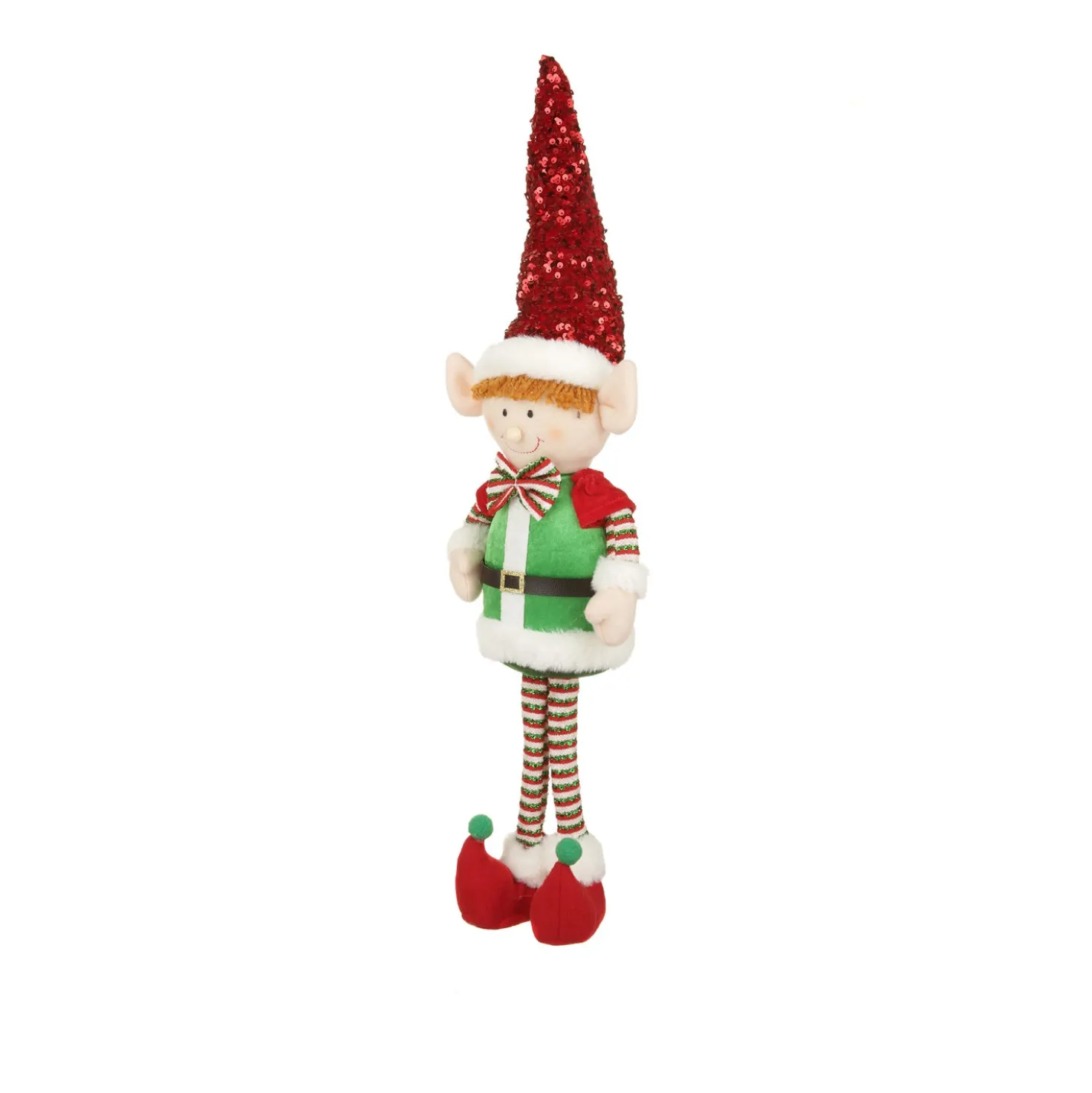 Elfo natalizio gambe in piedi 72,5 cm