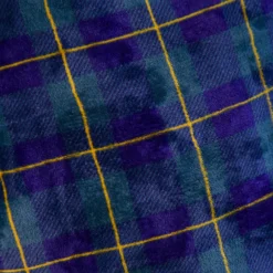 Felpa con cappuccio tartan blu verde Flannel