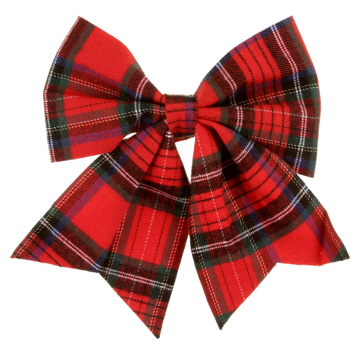 Fiocco natalizio 17x15 cm tartan