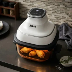 Friggitrice ad aria digitale 4,2 L 1500 W bianca Akai