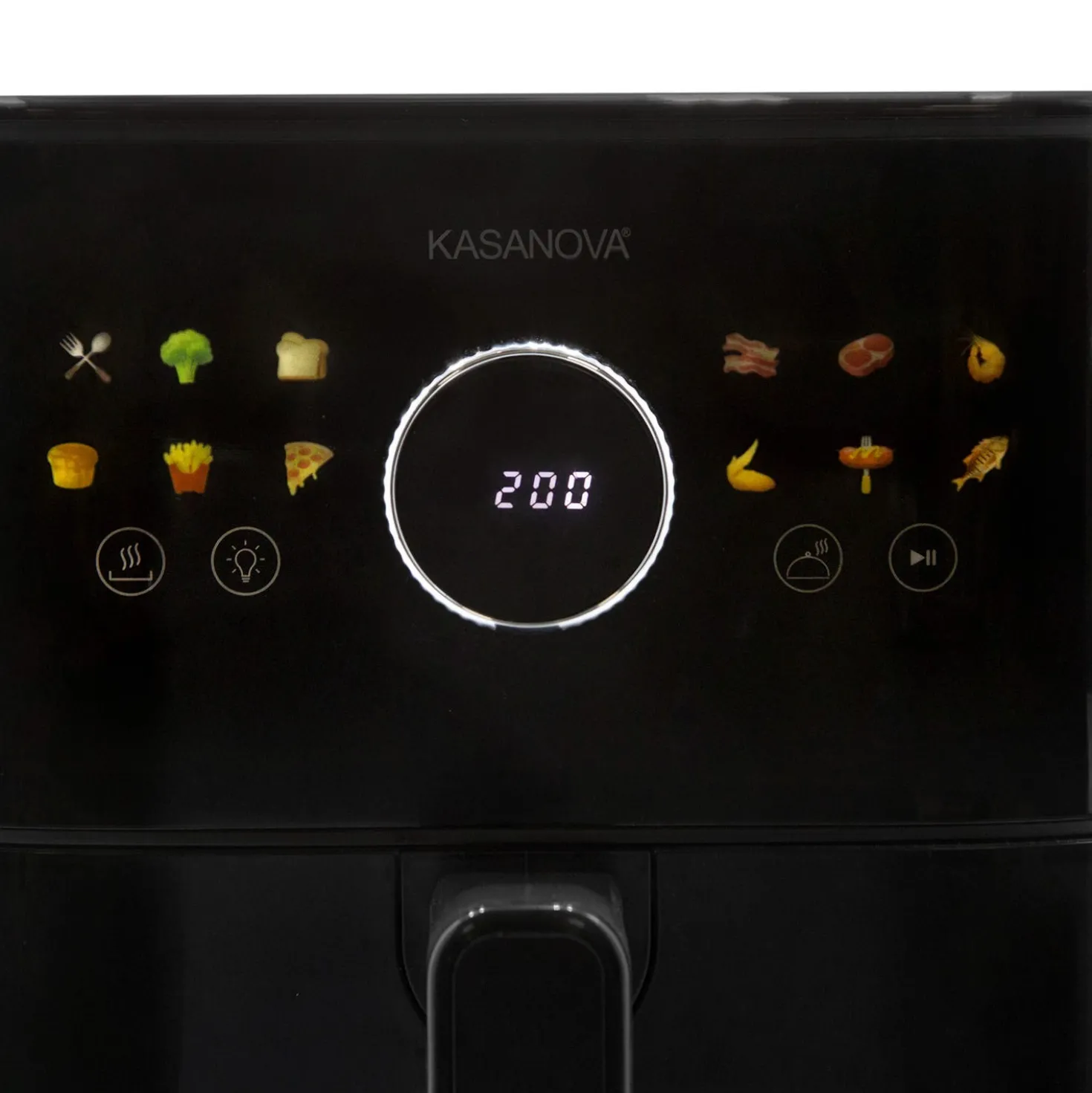 Friggitrice ad aria 6 L nera 1450 W