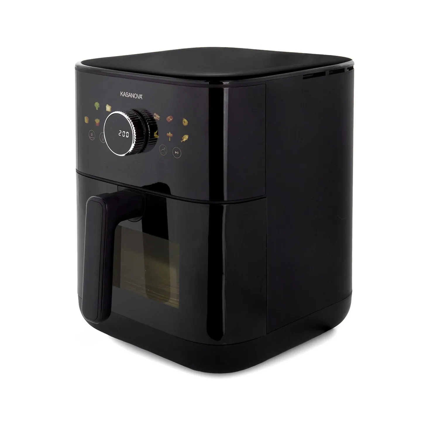 Friggitrice ad aria 6 L nera 1450 W