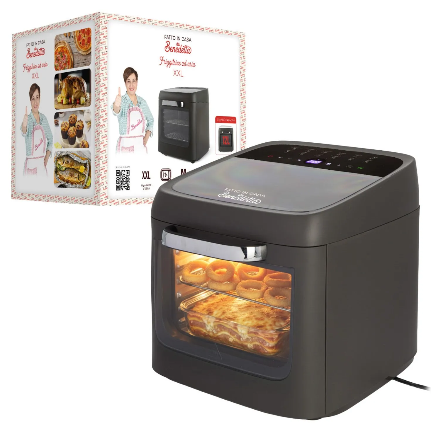 Friggitrice ad aria XXL 12 L 1800 W Fatto in casa da Benedetta