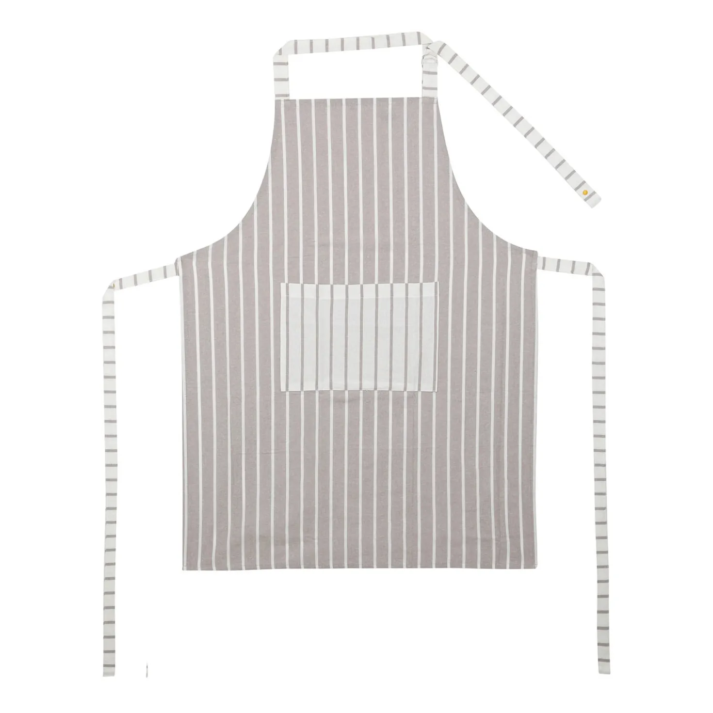 Grembiule da cucina cotone tinto filo righe chiare