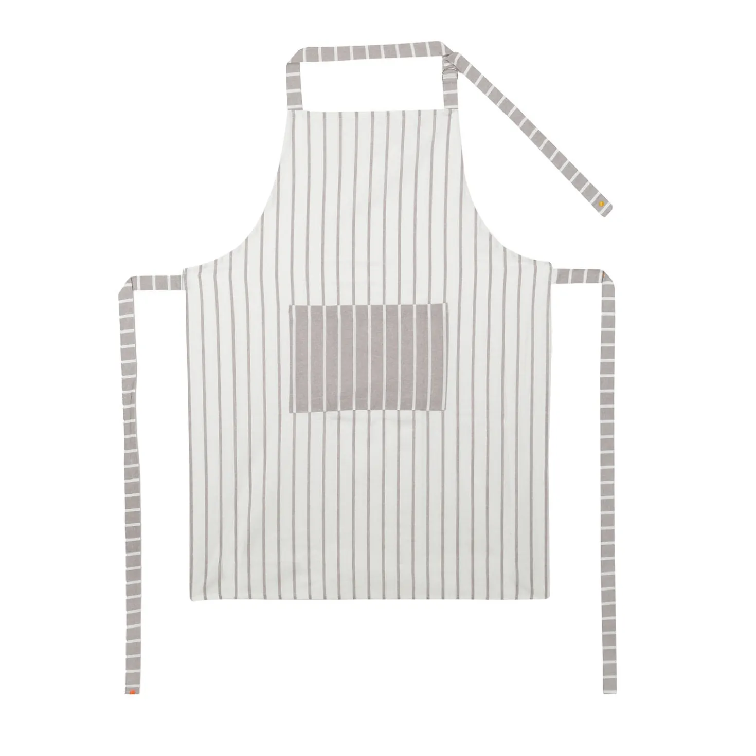 Grembiule da cucina cotone tinto filo righe scure