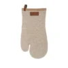 Guanto da forno beige in cotone