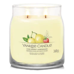 Iced Berry Lemonade, candela in giara media Yankee Candle