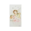 Icona Angelo rosa 6x12 cm con argento Miro Silver