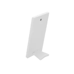 Icona Angelo rosa 6x12 cm con argento Miro Silver