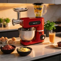 Impastatrice planetaria con tritacarne e frullatore 1500 W