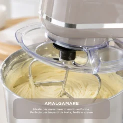 Impastatrice planetaria 5 L 1300 W tortora