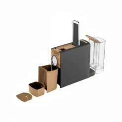 Kit Macchina caffè antracite e 100 capsule Classica Toraldo