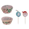 Kit natalizio decoro muffin