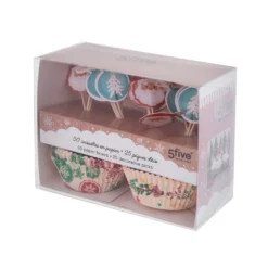 Kit natalizio decoro muffin