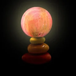 Lampada da tavola Pianeta ceramica con filo