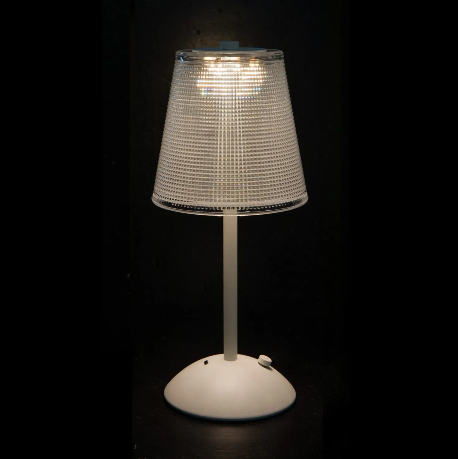 Lampada da tavolo LED touch bianca 30 cm Modern